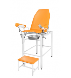 Гинекологическое-урологическое кресло с фиксированной высотой Клер КГФВ 01п с передвижной ступенькой
