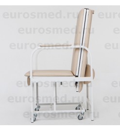 Кресло-кушетка (кровать) складная ККС-1 на металлокаркасе (кресло для пациента)
