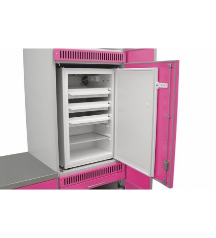 Шкаф медицинский  высокий для хранения медикаментов (для установки встроенного холодильника)