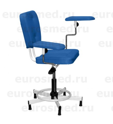Кресло донорское MedMebel №25 с двумя подлокотниками, газлифт