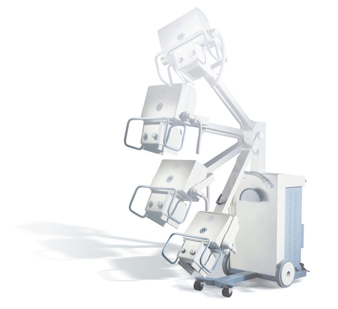 Рентген-аппарат с возможностями поворота колонны и излучателя